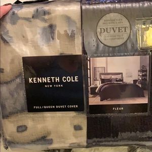 Kenneth Cole Duvet set & Euro Sham NEW